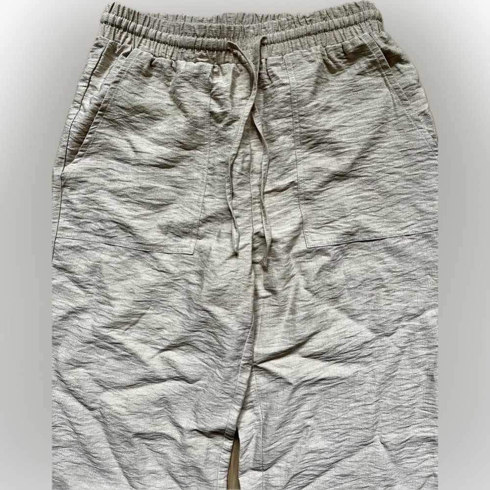 HG Happily Grey Twill Pants Size Small Beige
